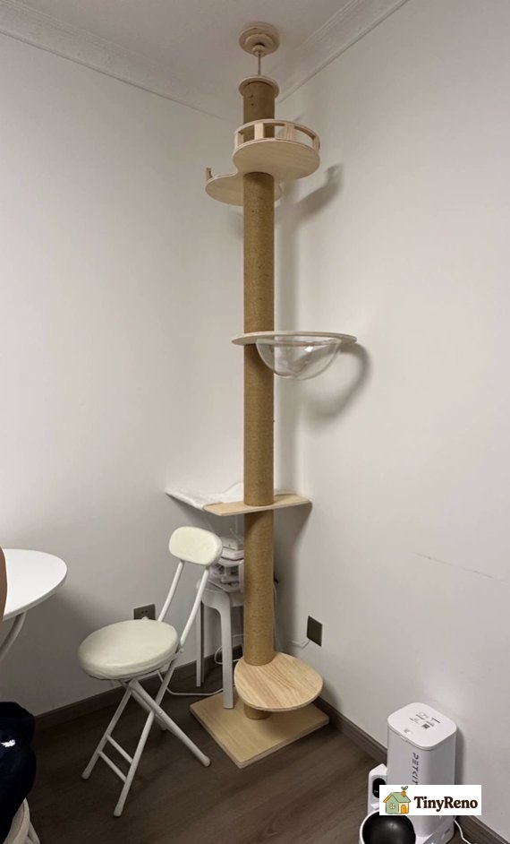 This cat tree is great, providing it with a play area again.