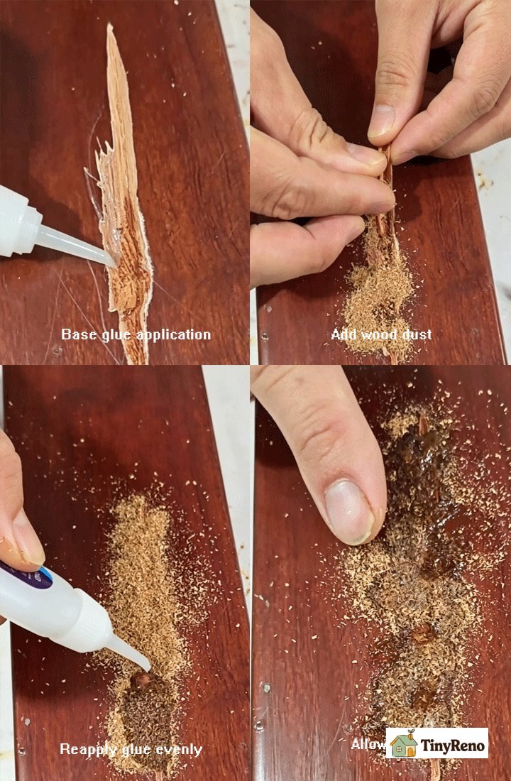 The only thing left is to sand with 220-grit sandpaper and apply the color.
