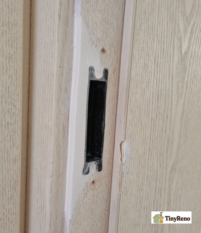 Fill the damaged area with A/B filler adhesive