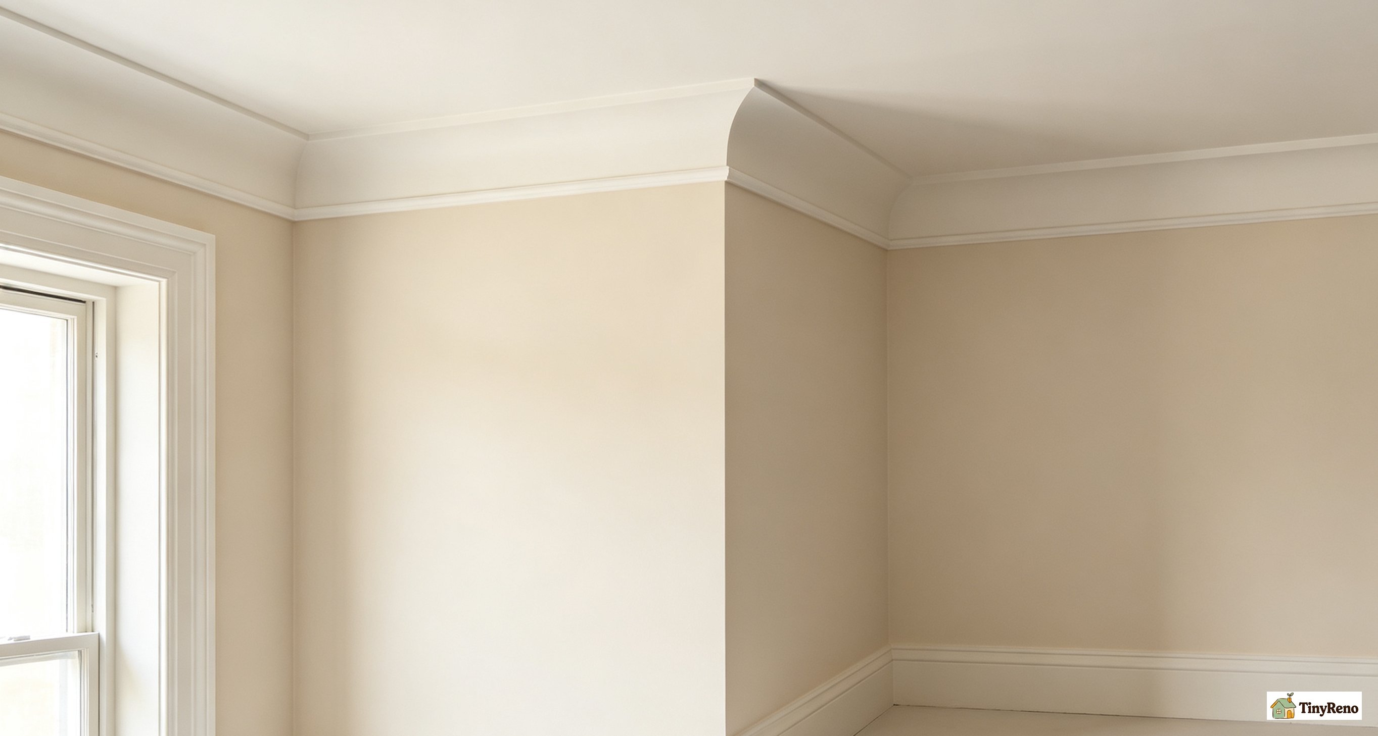 A beautifully painted finished room with even coverage and clean lines