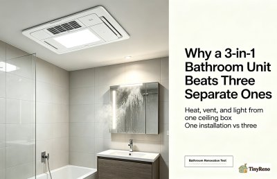 Bathroom Exhaust Fan With Heat Lamp: Complete 3-in-1 Ceiling Unit Buying Guide