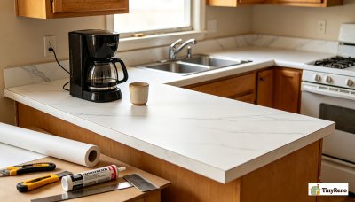 Contact Paper Countertop: 3 Mistakes I Made So You Don't