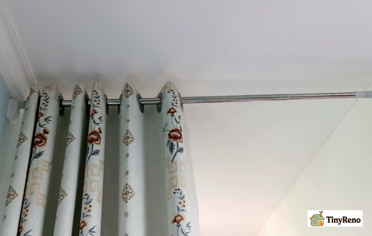 How to Hang Curtain Rods Without Drilling?Highly Recommend This Tension Rod