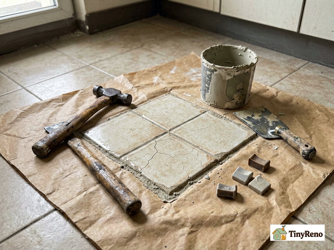 I Replaced 4 Cracked Floor Tiles Last Year. Here's What Worked.