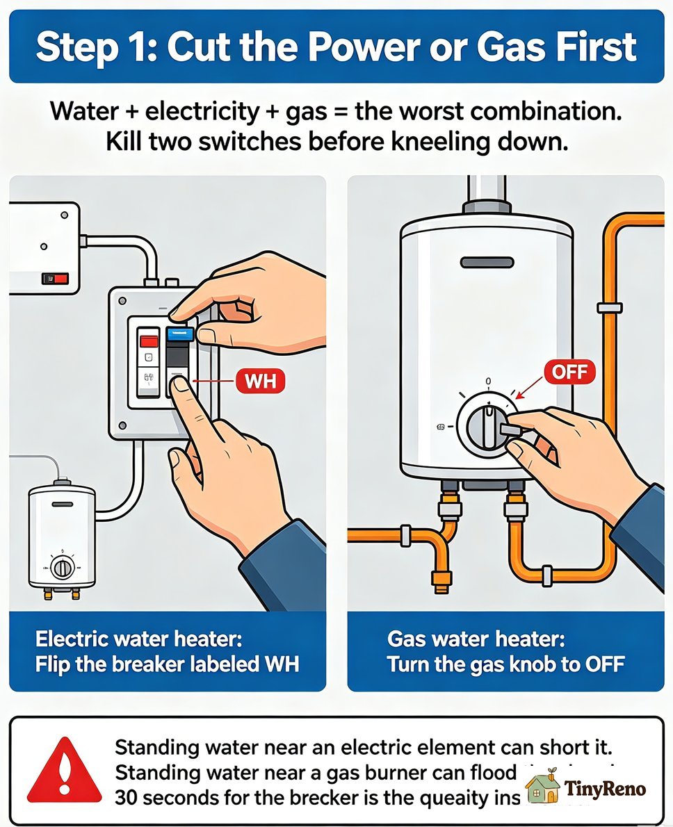 Step 1: Cut the Power or Gas First