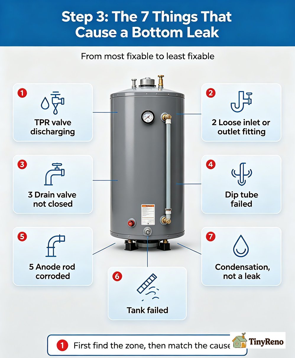 The 7 Things That Cause a Water Heater Leaking From the Bottom