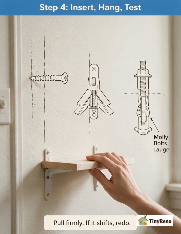 Insert, Hang, and Test