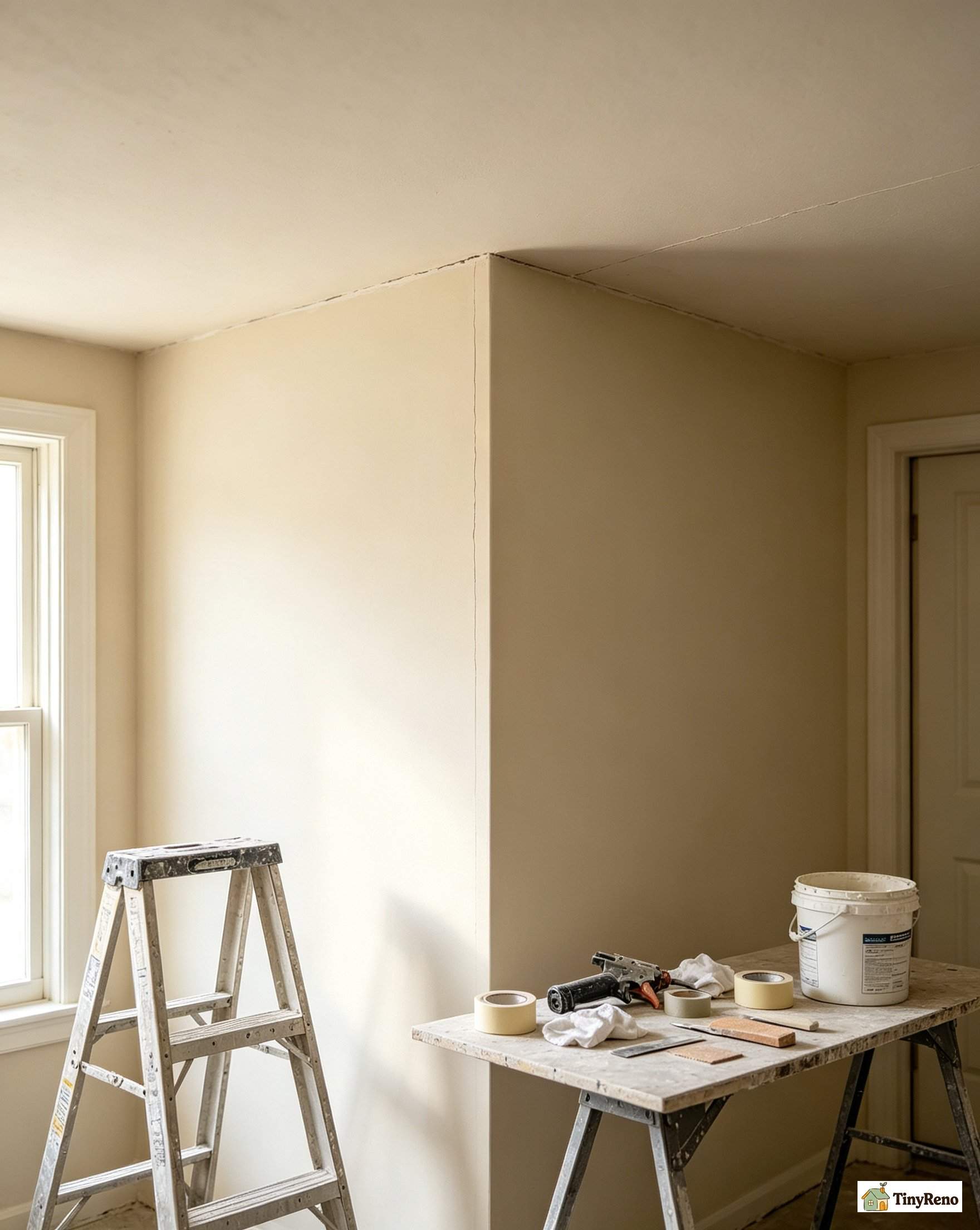 Drywall Gap Between Wall and Ceiling: 5 Causes and 3 Renter Fixes
