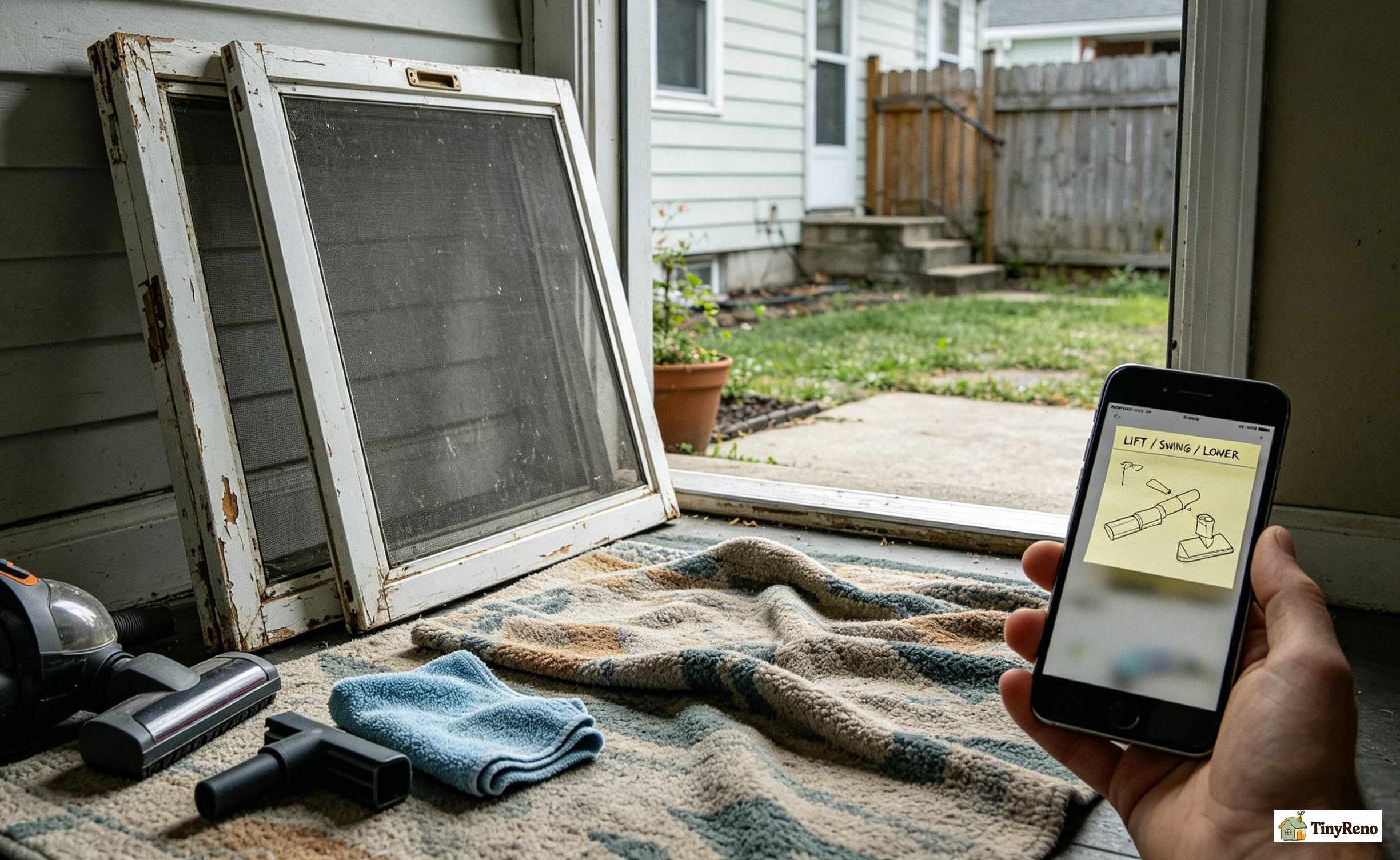 How to Remove a Sliding Screen Door: A Renter's First-Time Story