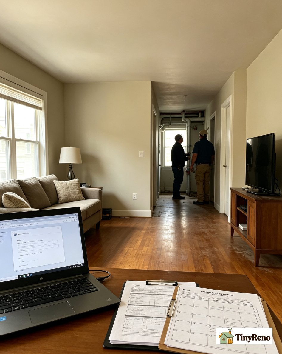 How to document ceiling leak damage for renter's insurance and landlord records