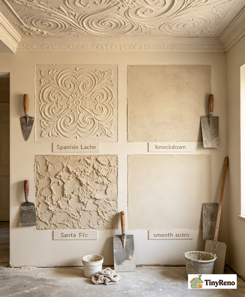 The Four Stucco Ceiling Textures and How to Tell Them Apart