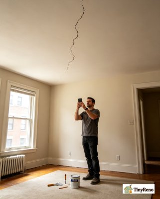 Cracks in Ceiling: 4 Times I Fixed It Myself, 4 Times I Called a Pro