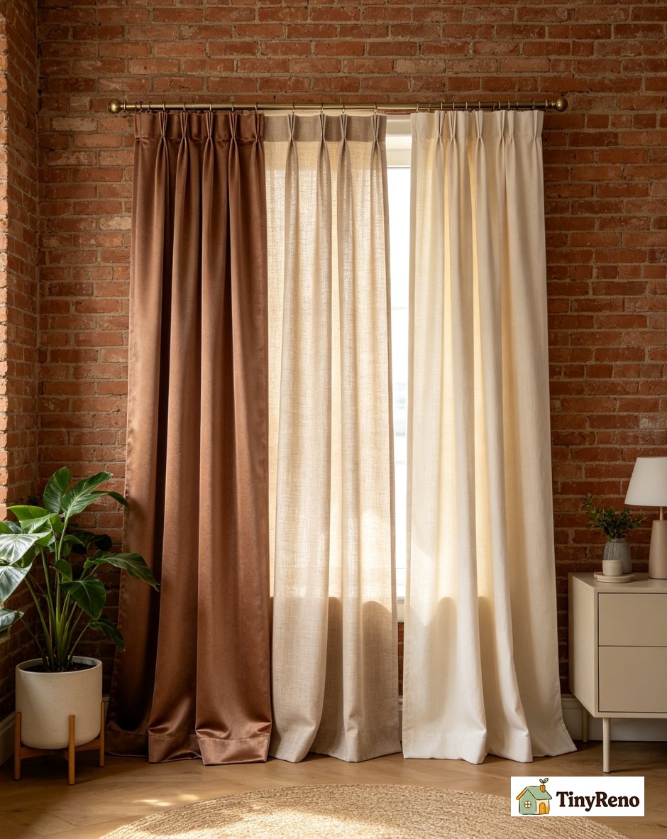 Three satin alternatives including velvet linen and cotton shown as fabric swatches side by side