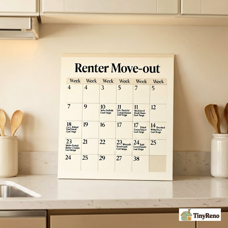 Move Out Apartment: The 4-Week Renter Calendar That Decides Whether You Get Your Deposit Back