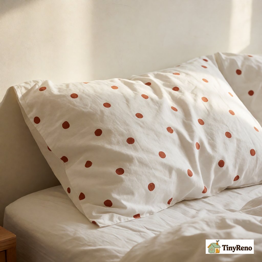 Compare 4 evidence types on pillowcase to confirm bed bug infestation size