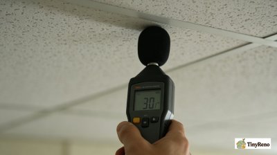 Sound Deadening Ceiling Tiles: 4 Materials I Tested With a Decibel Meter