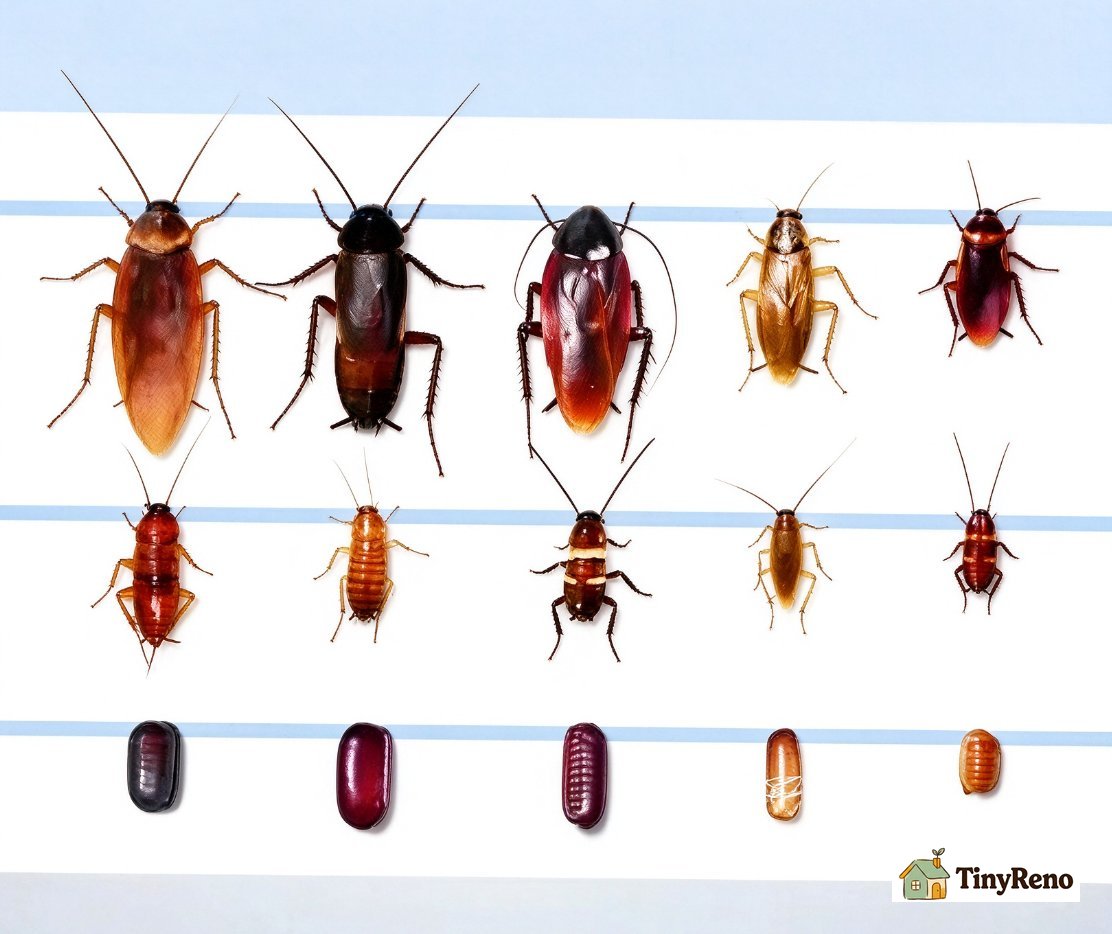 Identify the 5 cockroach species most common in Brooklyn walk-ups