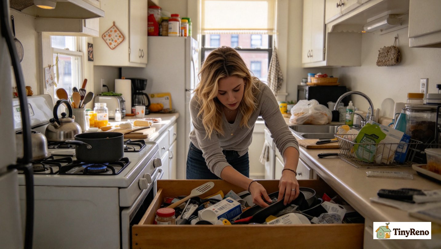 Where to Store Kitchen Utensils in a Rental