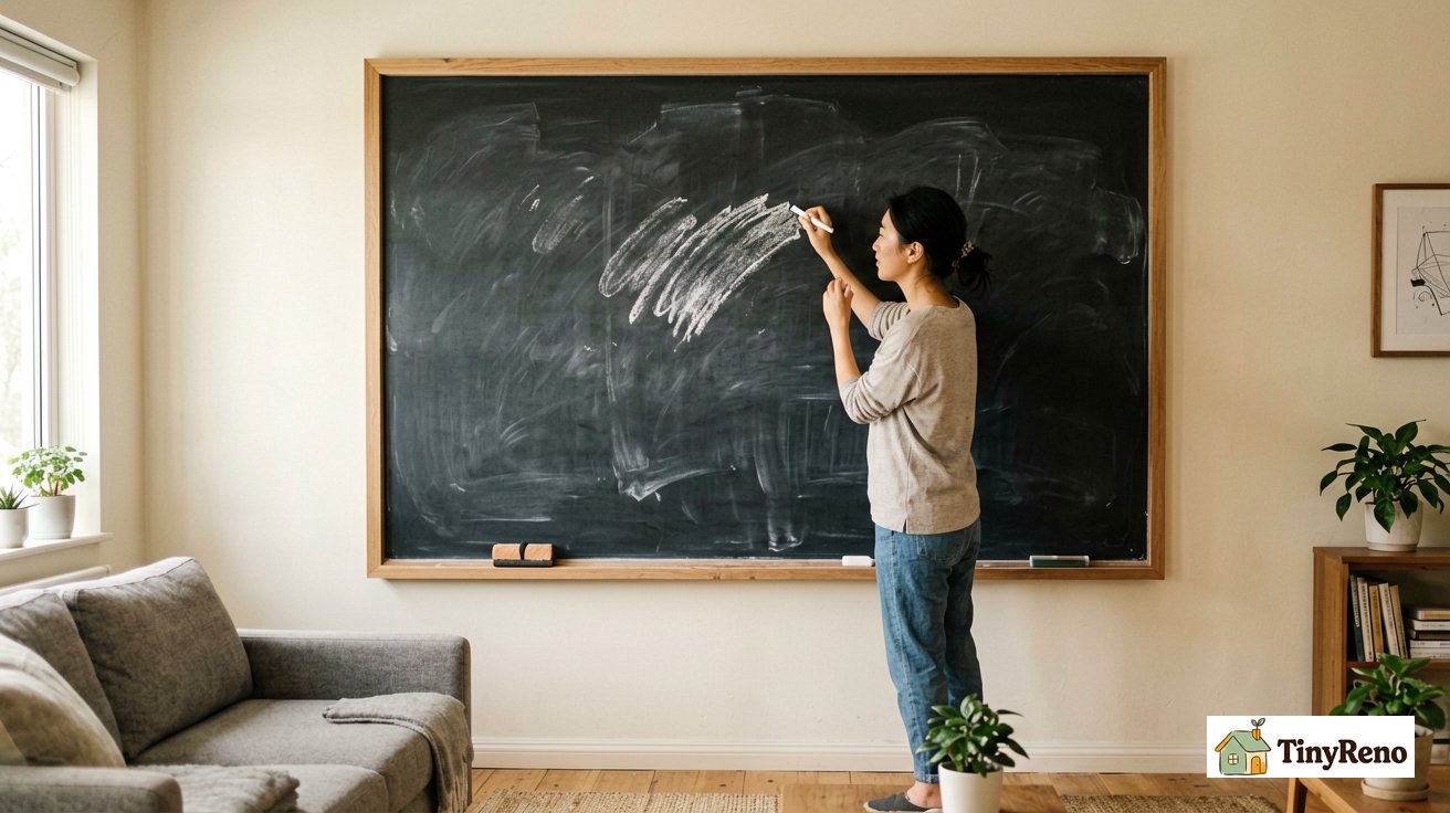 Chalkboard Wall in a Rental (What Actually Worked)