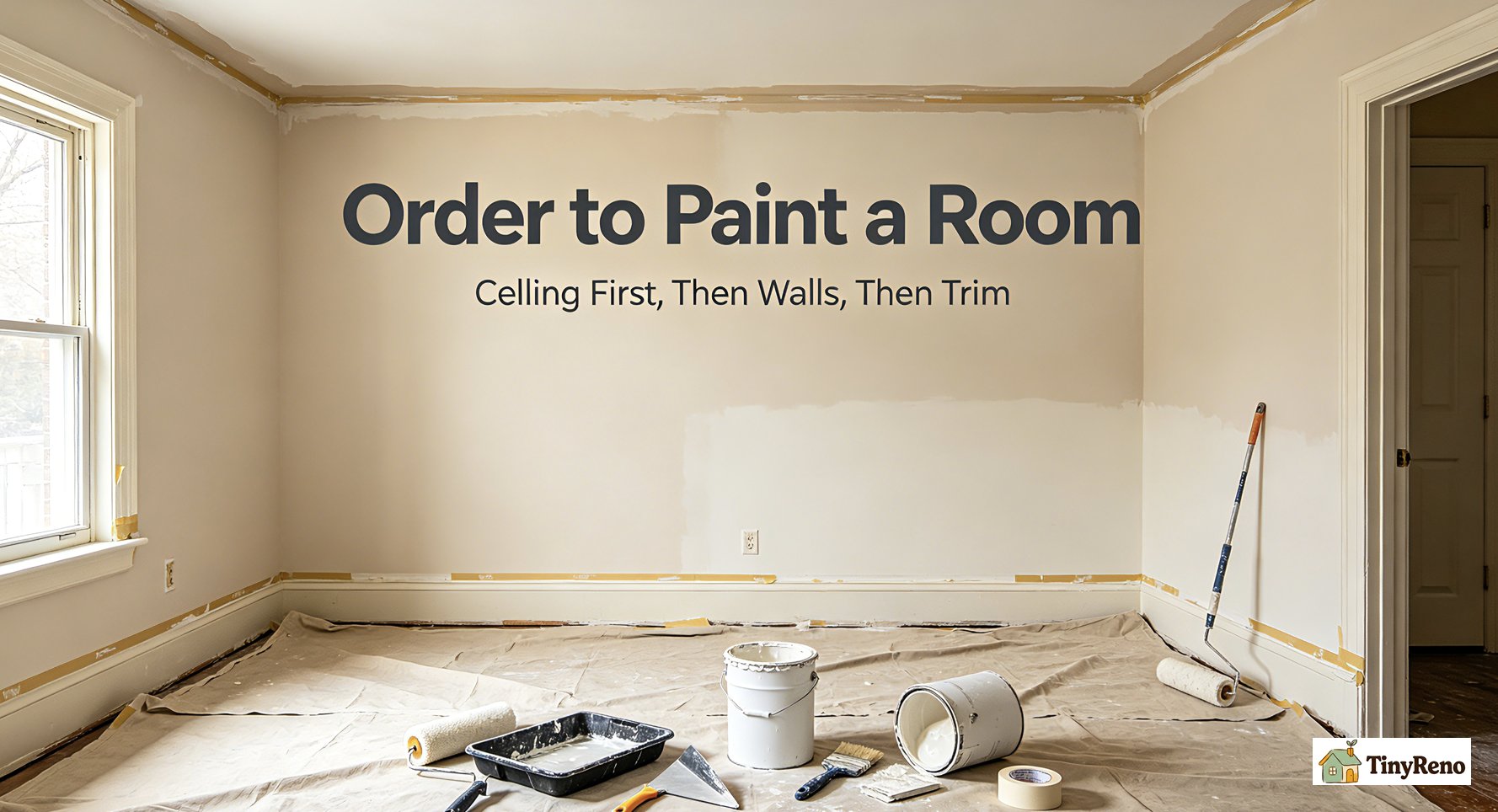 The Order I Use to Paint a Room (And Why)