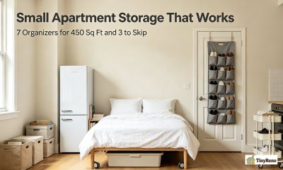 Small Apartment Storage: 7 No-Drill Organizers
