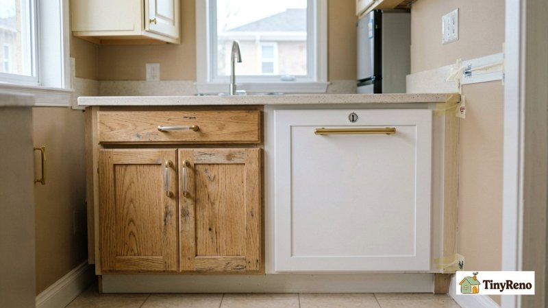 I Painted Rental Cabinets for $150 in 2 Days